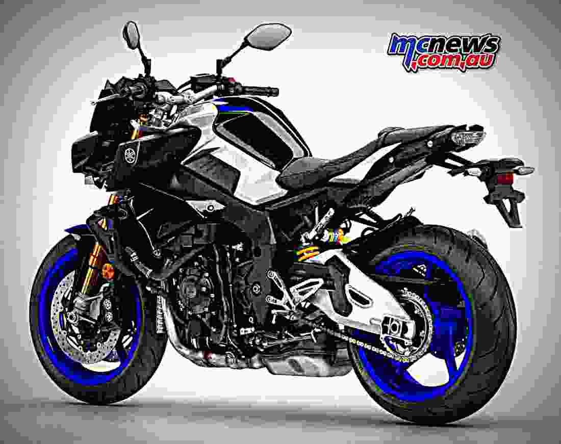 Yamaha MT 10 SP 2017 2 motorbike A4 Photo Print