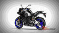 Yamaha MT 10 SP 2017 4 motorbike A4 Photo Print