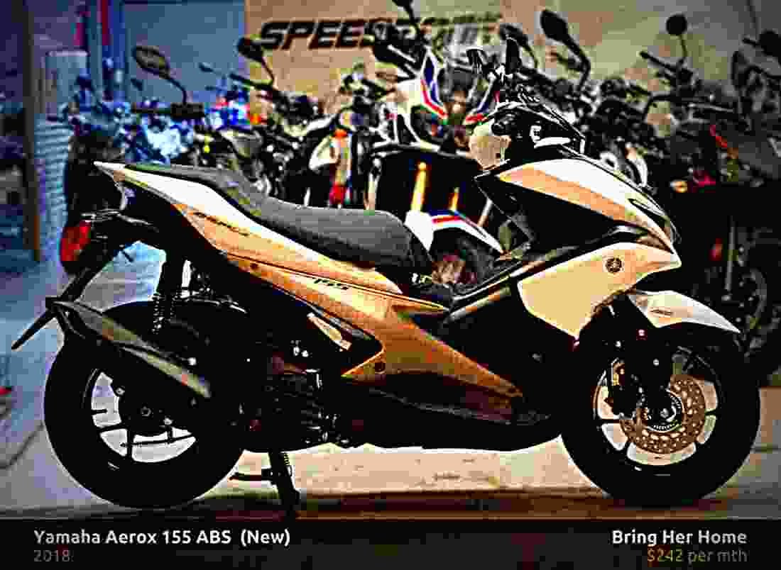 Yamaha Mio Aerox 155 2018 2 motorbike A4 Photo Print
