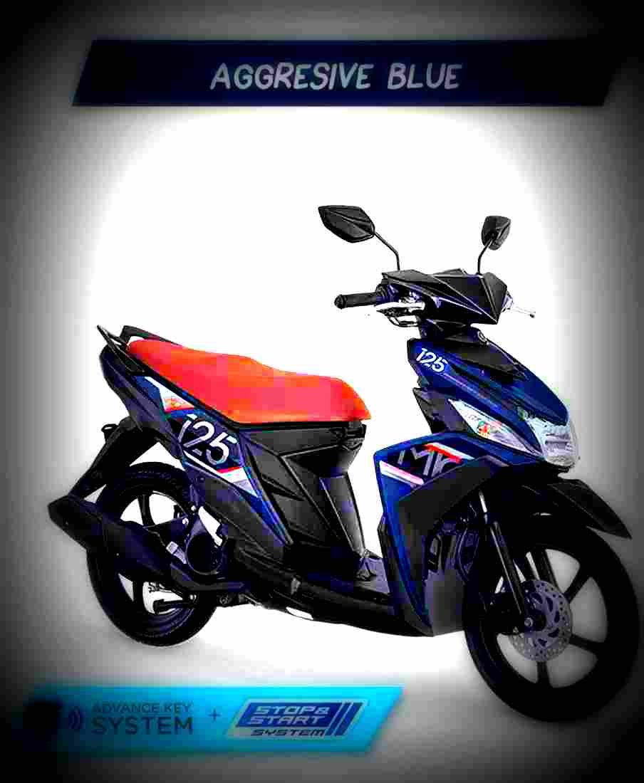 Yamaha Mio M3 125 AKS SSS 2017 1 motorbike A4 Photo Print