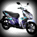 Yamaha Mio M3 125 AKS SSS 2017 3 motorbike A4 Photo Print