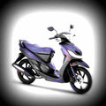 Yamaha Mio Sporty 2018 2 motorbike A4 Photo Print