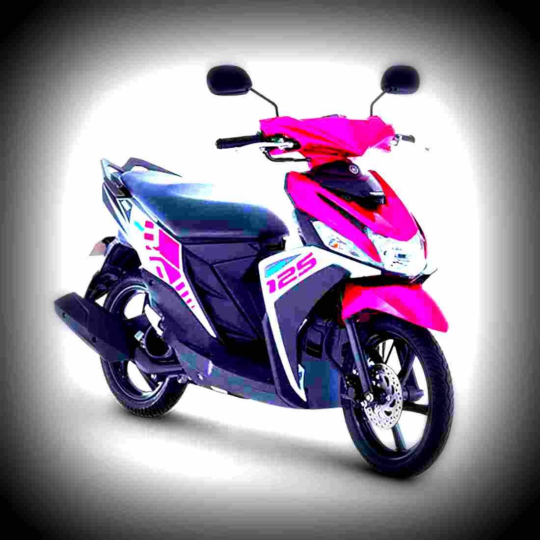 Yamaha Mio i 125 2018 4 motorbike A4 Photo Print