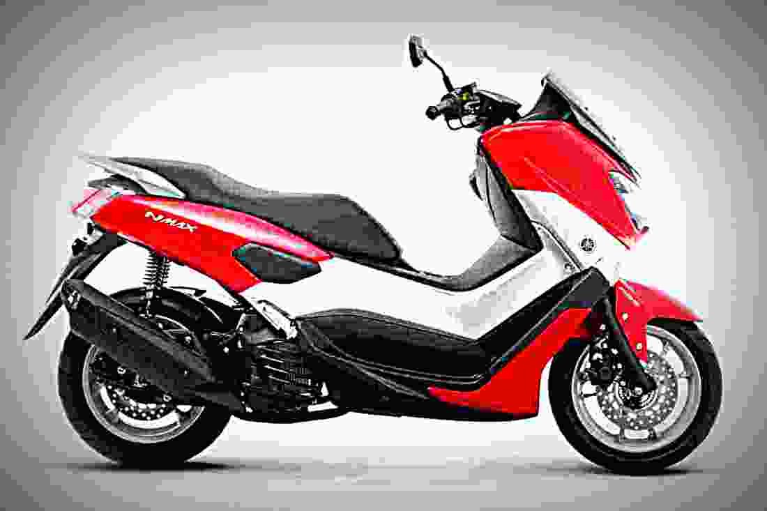 Yamaha NMAX 125 2019 2 motorbike A4 Photo Print