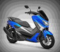 Yamaha NMAX 155 2018 4 motorbike A4 Photo Print