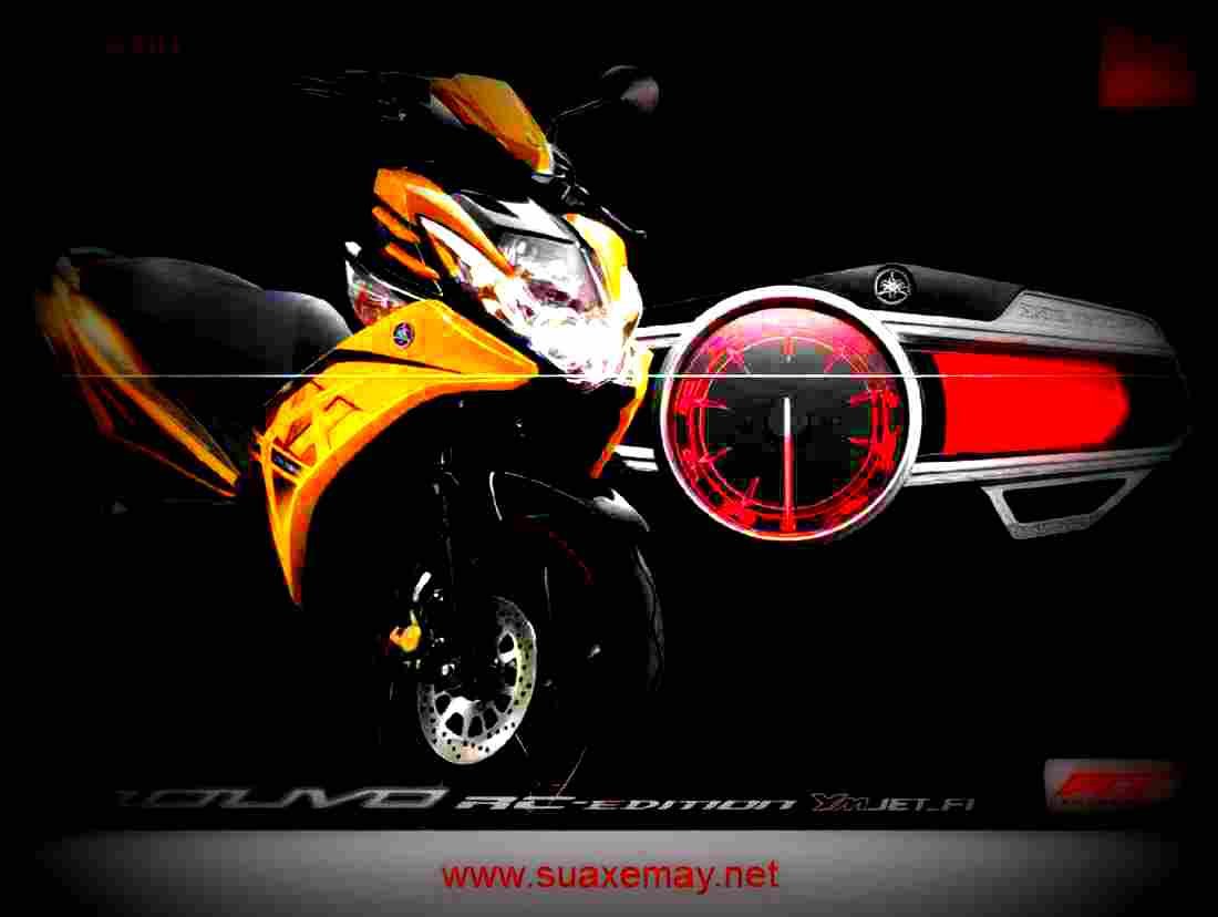 Yamaha Nouvo SX 125cc 6 motorbike A4 Photo Print