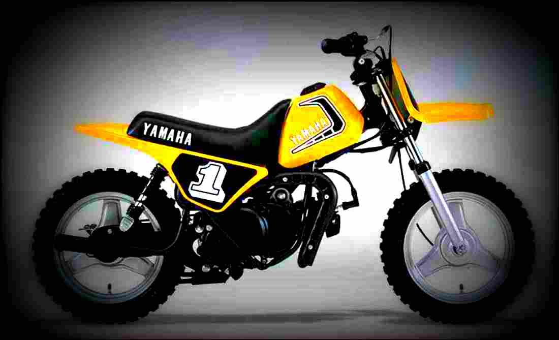 Yamaha PW 50 2009 1 motorbike A4 Photo Print