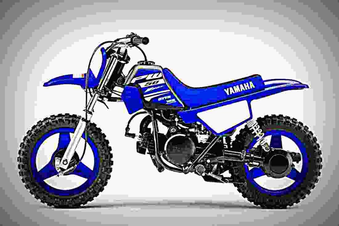 Yamaha PW50 2018 4 motorbike A4 Photo Print