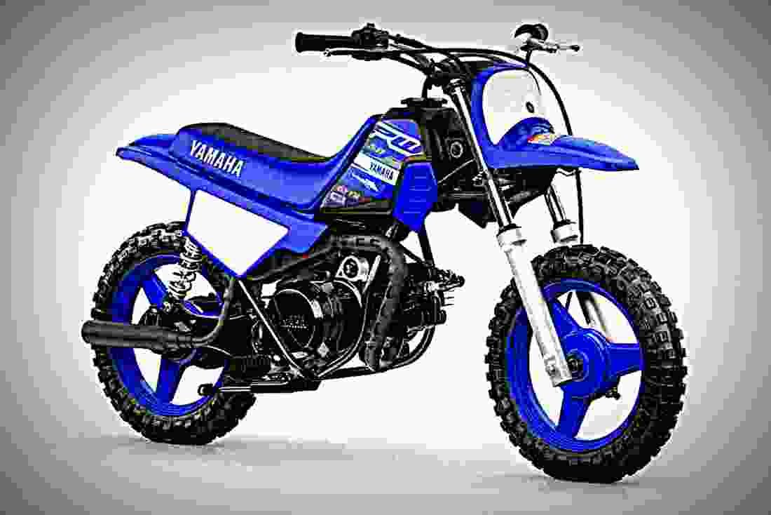 Yamaha PW50 2019 2 motorbike A4 Photo Print