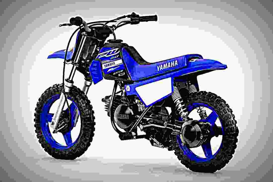 Yamaha PW50 2019 3 motorbike A4 Photo Print