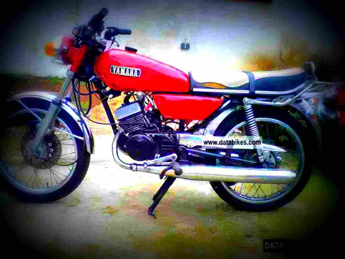 Yamaha RD 125 1974 6 motorbike A4 Photo Print