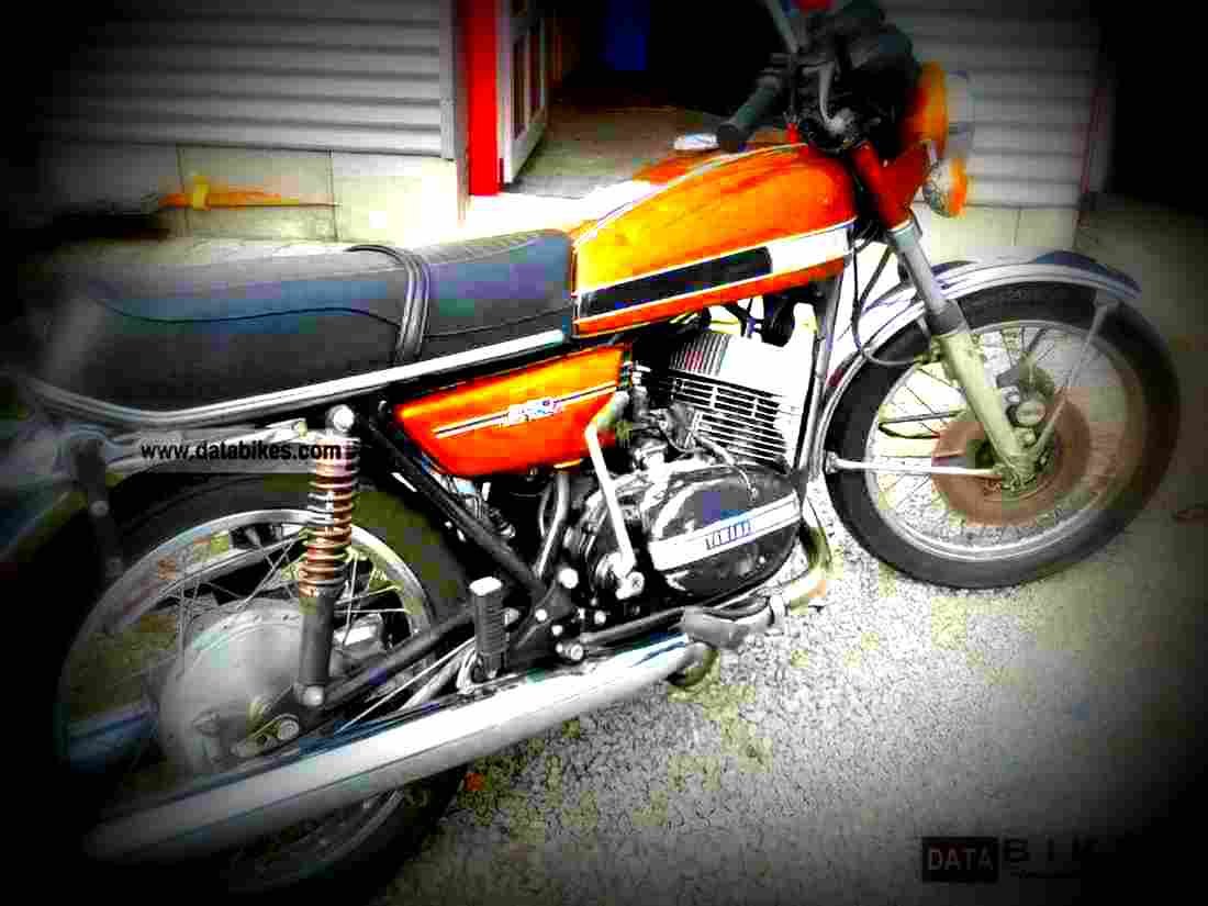 Yamaha RD 250 1979 6 motorbike A4 Photo Print