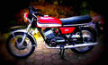 Yamaha RD 250 (5 speed) 1974 5 motorbike A4 Photo Print