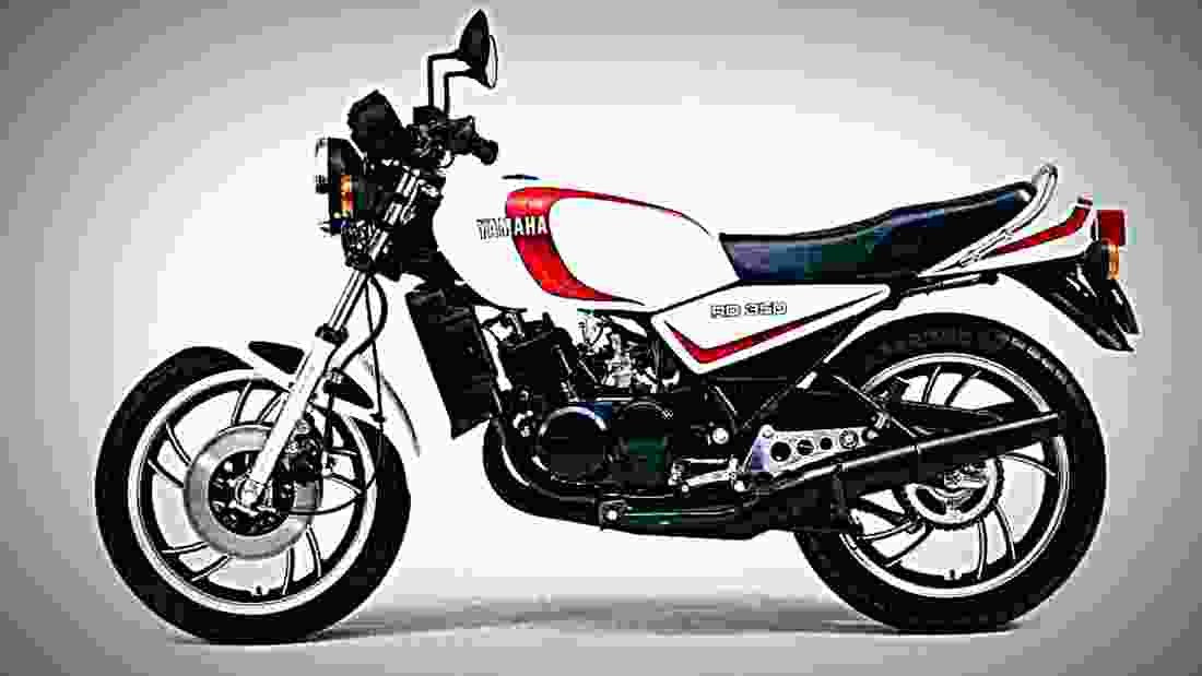 Yamaha RD 350 1980 3 motorbike A4 Photo Print