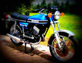 Yamaha RD 350 1980 6 motorbike A4 Photo Print