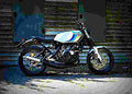 Yamaha RD 350 1981 2 motorbike A4 Photo Print