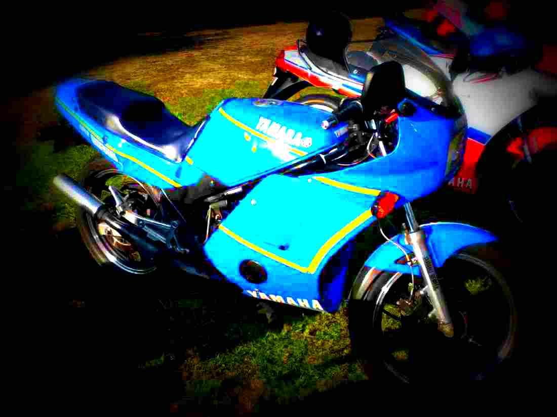 Yamaha RD 350 F 1986 5 motorbike A4 Photo Print