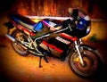 Yamaha RD 350 F 1988 4 motorbike A4 Photo Print