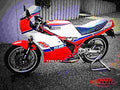 Yamaha RD 350 F (reduced effect) 1986 2 motorbike A4 Photo Print