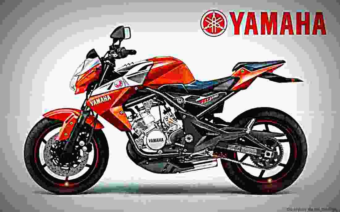 Yamaha RD 350 F (reduced effect) 1990 4 motorbike A4 Photo Print