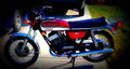 Yamaha RD 350 (5 speed) 1973 3 motorbike A4 Photo Print