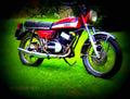 Yamaha RD 350 (6 speed) 1973 6 motorbike A4 Photo Print