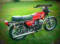 Yamaha RD 400 C 1977 2 motorbike A4 Photo Print