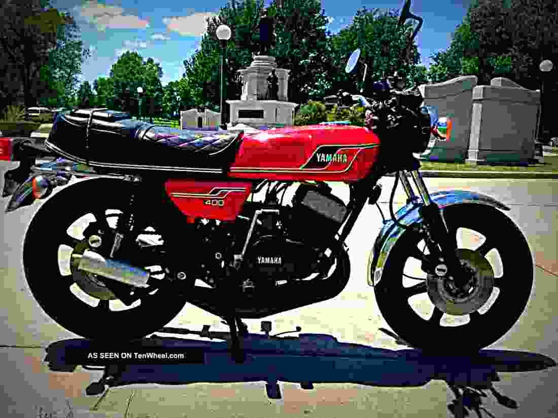Yamaha RD 400 C 1977 5 motorbike A4 Photo Print