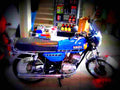 Yamaha RS 100 1979 3 motorbike A4 Photo Print