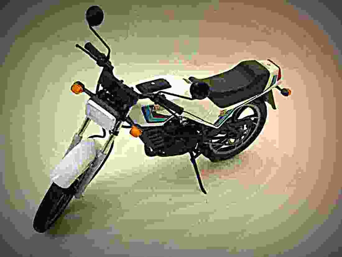 Yamaha RZ 50 2002 3 motorbike A4 Photo Print
