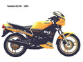 Yamaha RZ350 1984 motorbike A4 Photo Print