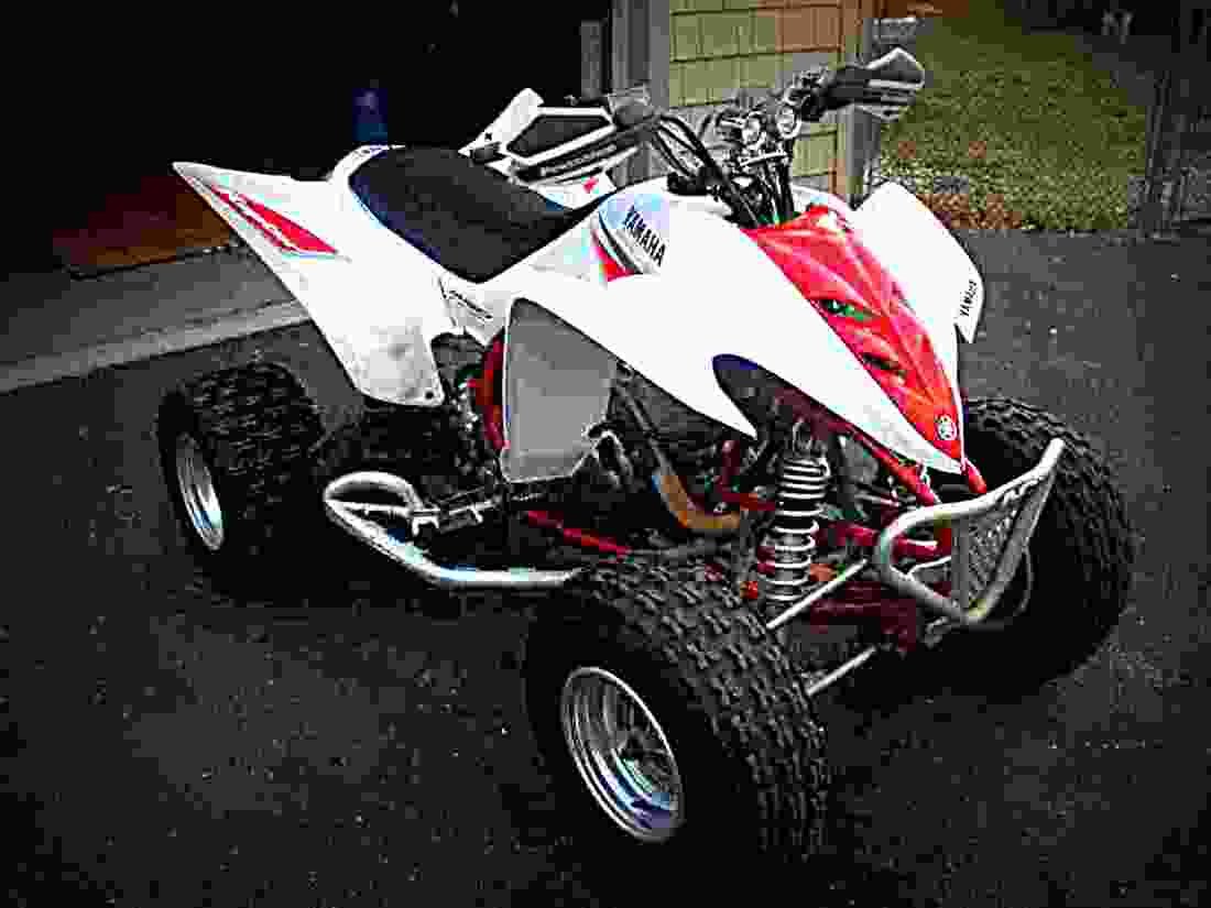 Yamaha Raptor 350 2005 5 motorbike A4 Photo Print
