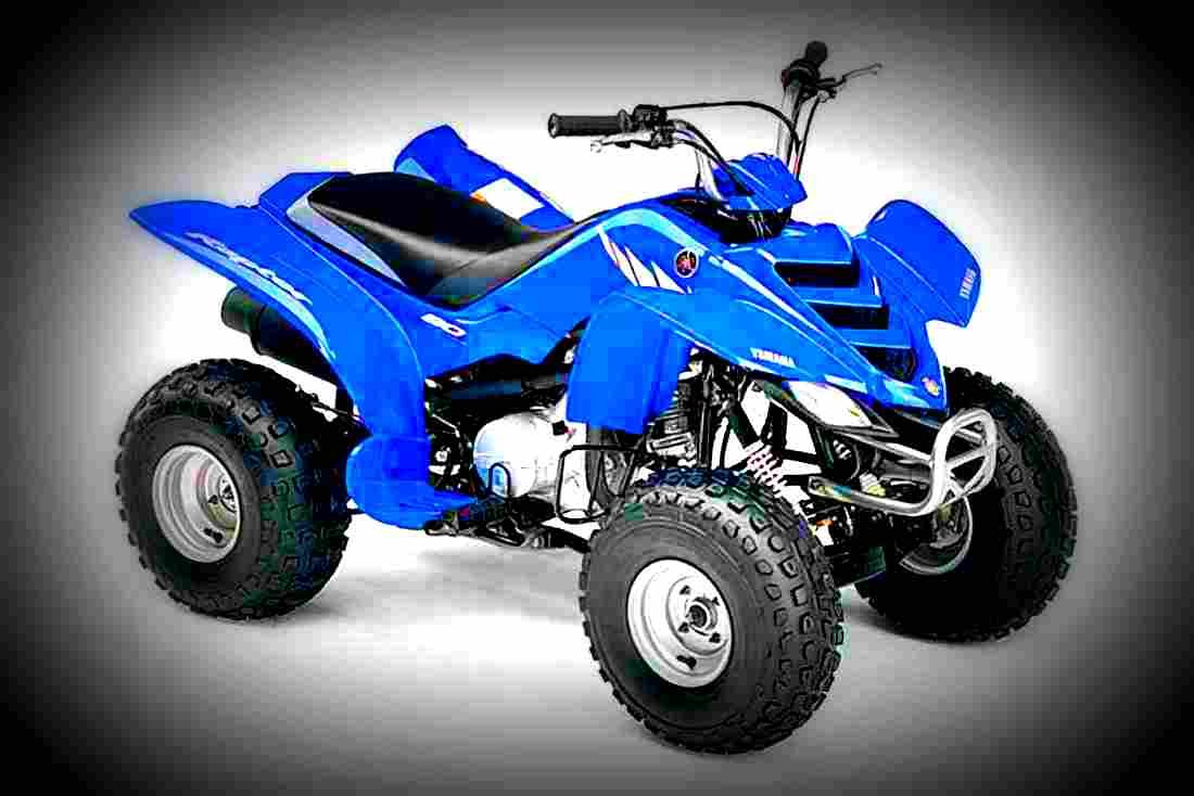 Yamaha Raptor 80 2005 1 motorbike A4 Photo Print