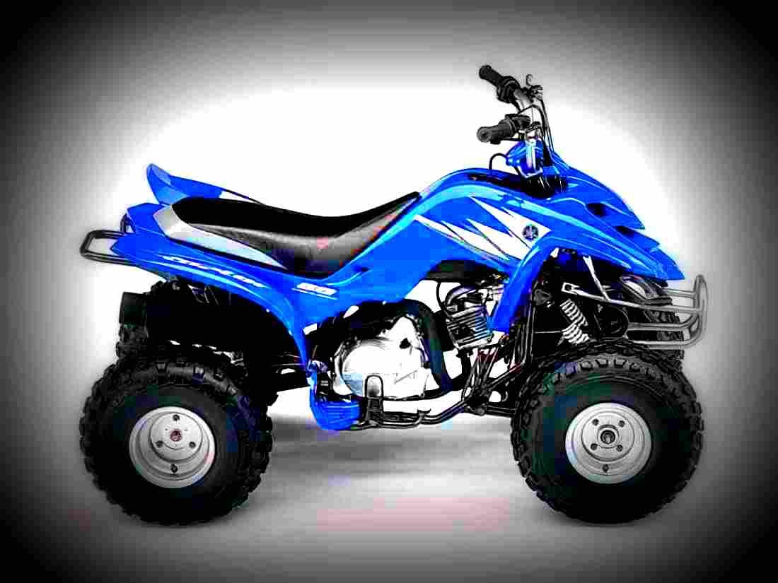 Yamaha Raptor 80 2005 6 motorbike A4 Photo Print