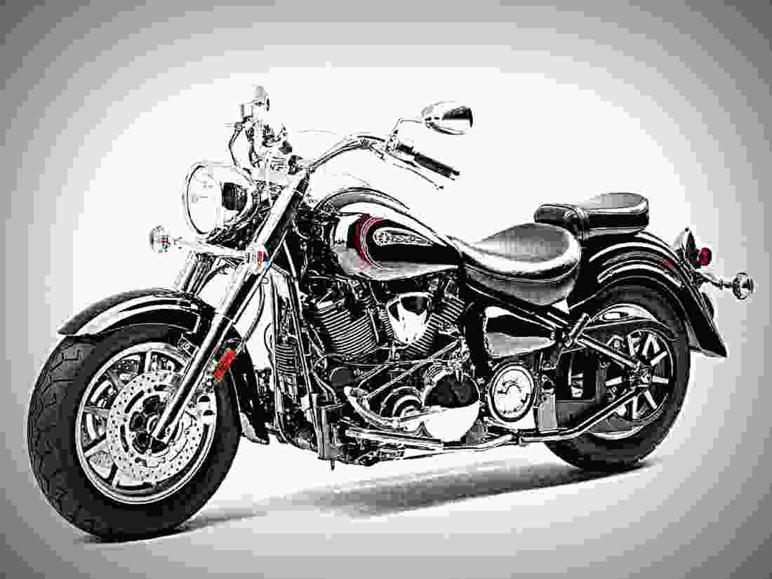 Yamaha Road Star S Road Star S 6 motorbike A4 Photo Print