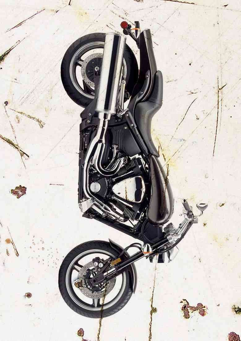 Yamaha RoadStar Warrior 2003 A4 Photo Print