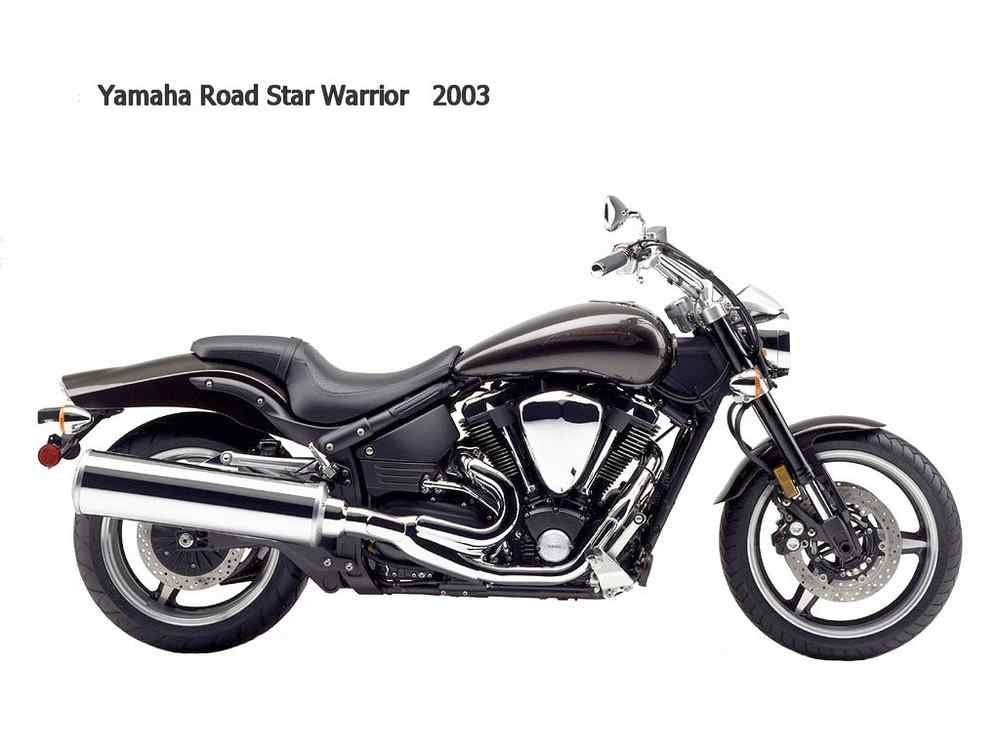 Yamaha RoadStar Warrior 2003 motorbike A4 Photo Print