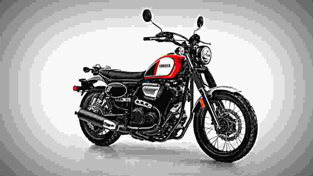 Yamaha SCR 950 2017 3 motorbike A4 Photo Print