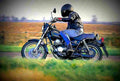 Yamaha SR 125 1997 1 motorbike A4 Photo Print