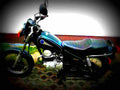 Yamaha SR 125 1997 3 motorbike A4 Photo Print