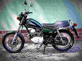 Yamaha SR 125 1997 5 motorbike A4 Photo Print