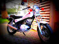 Yamaha SR 125 1998 2 motorbike A4 Photo Print