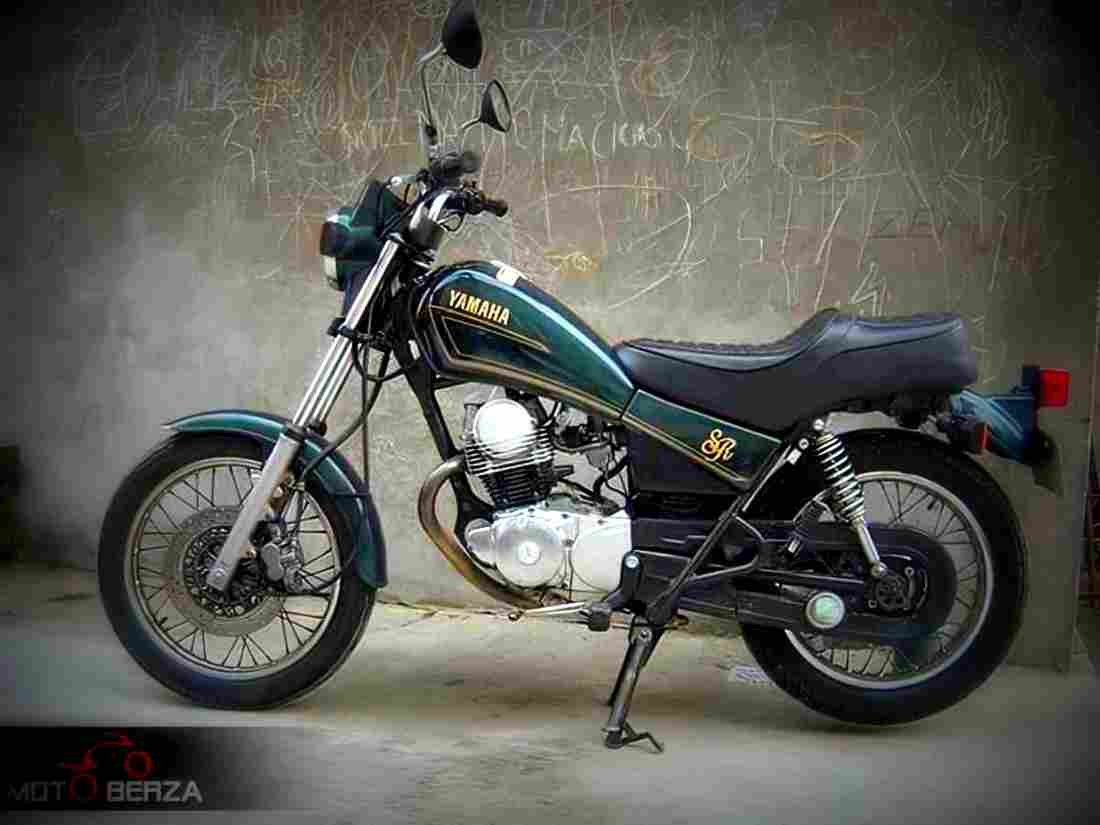 Yamaha SR 125 1998 6 motorbike A4 Photo Print