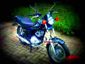 Yamaha SR 125 2001 3 motorbike A4 Photo Print