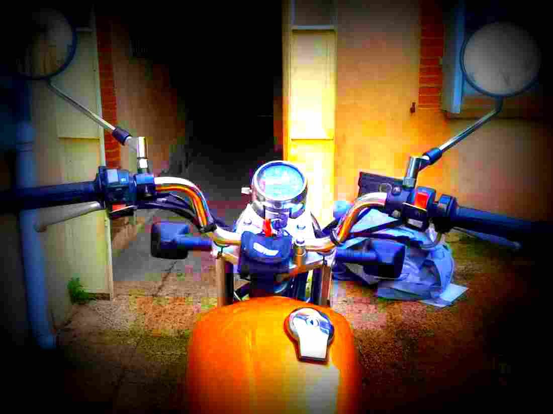 Yamaha SR 125 2001 6 motorbike A4 Photo Print