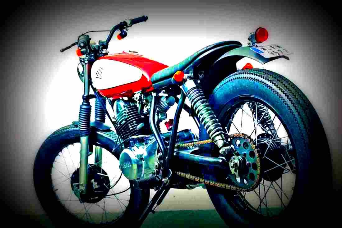 Yamaha SR 250 SE 1982 1 motorbike A4 Photo Print