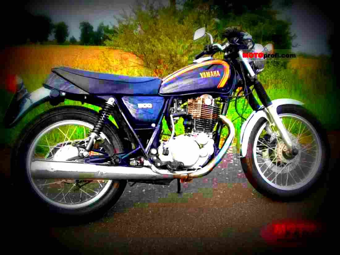 Yamaha SR 250 Special (reduced effect) 1981 3 motorbike A4 Photo Print