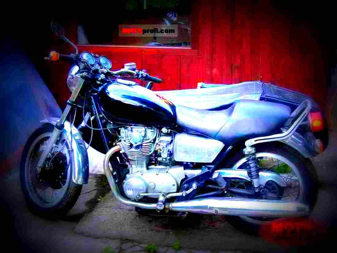 Yamaha SR 250 Special (reduced effect) 1981 5 motorbike A4 Photo Print