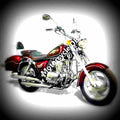 Yamaha SR 250 US. Custom 1980 5 motorbike A4 Photo Print