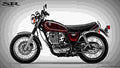 Yamaha SR 400 2002 5 motorbike A4 Photo Print